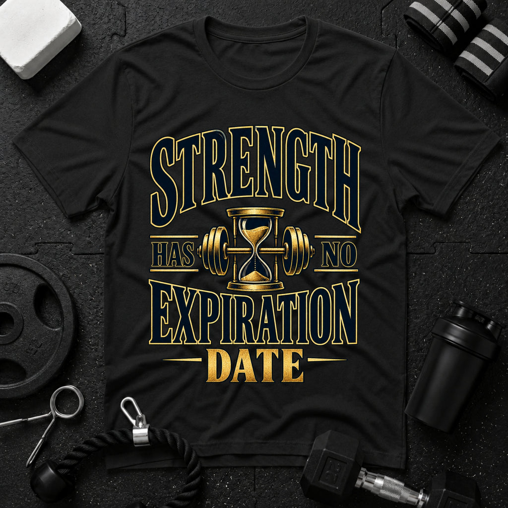 Strength Has No Expiration Date T-Shirt - Black
