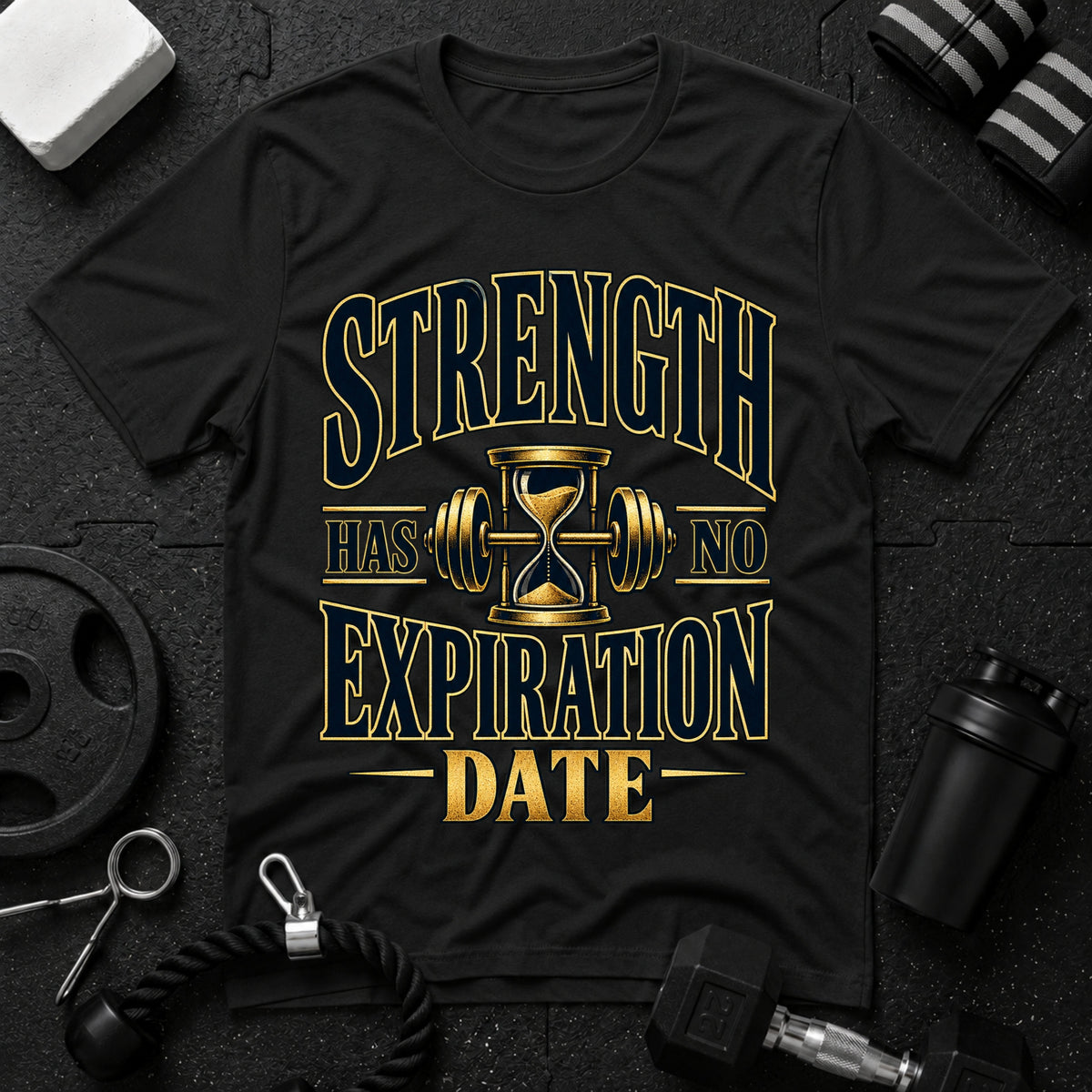 Strength Has No Expiration Date T-Shirt - Black