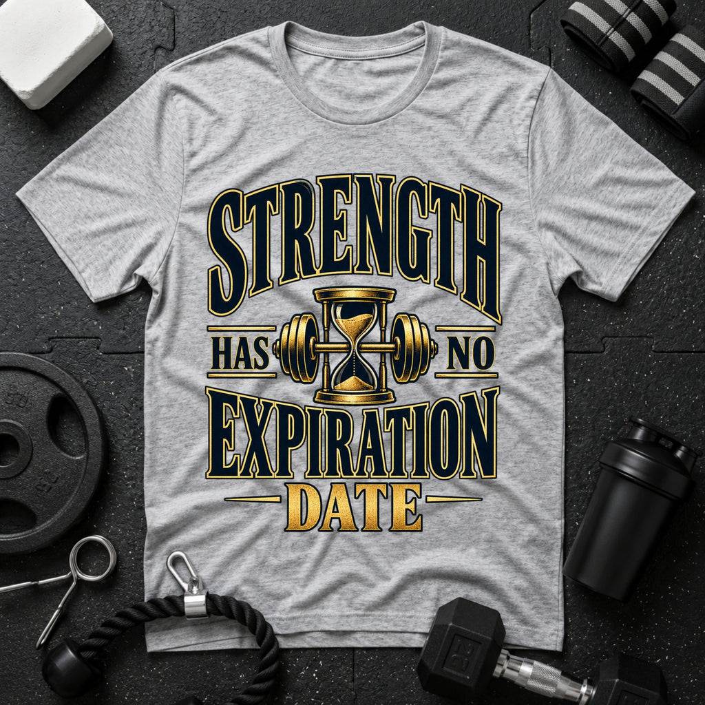 Strength Has No Expiration Date T-Shirt - Sport Grey