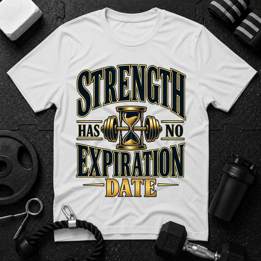 Strength Has No Expiration Date T-Shirt - White