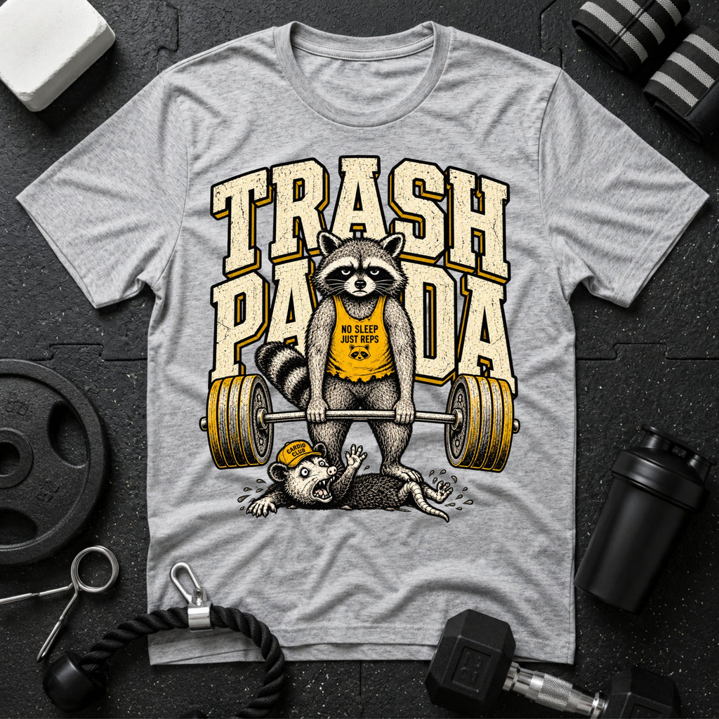 Trash Sport Grey T-shirt mockup
