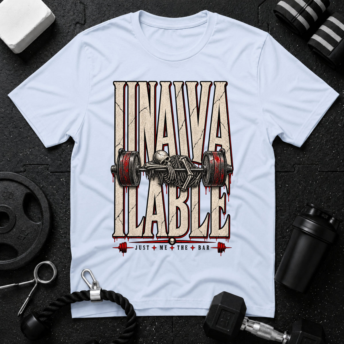 Unavailable Light Blue T-shirt mockup