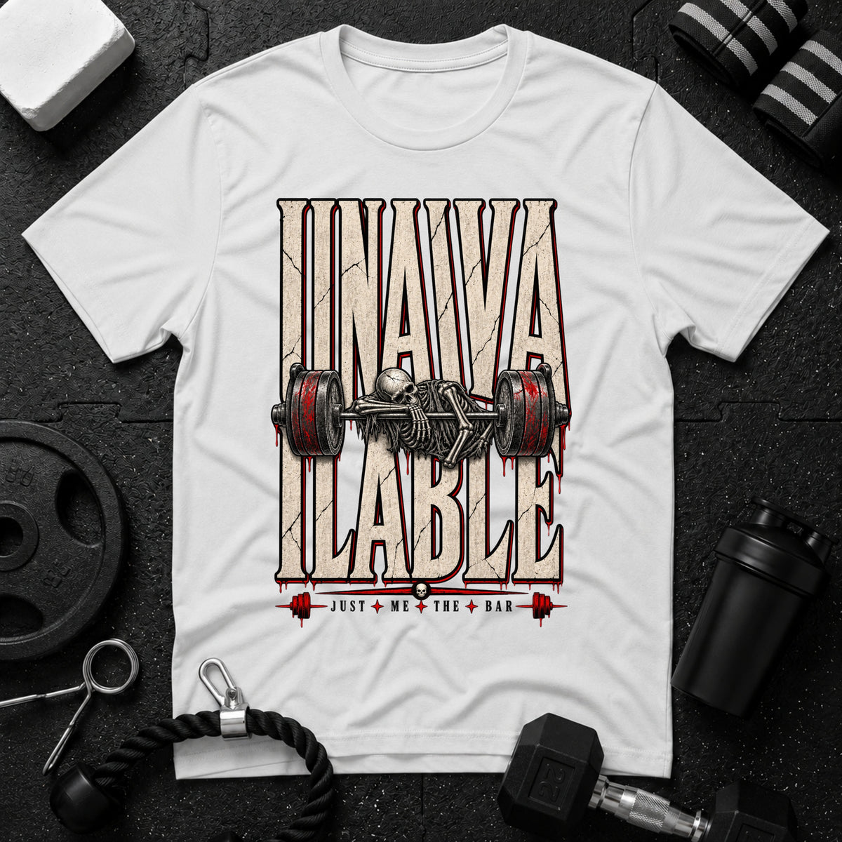 Unavailable White T-shirt mockup