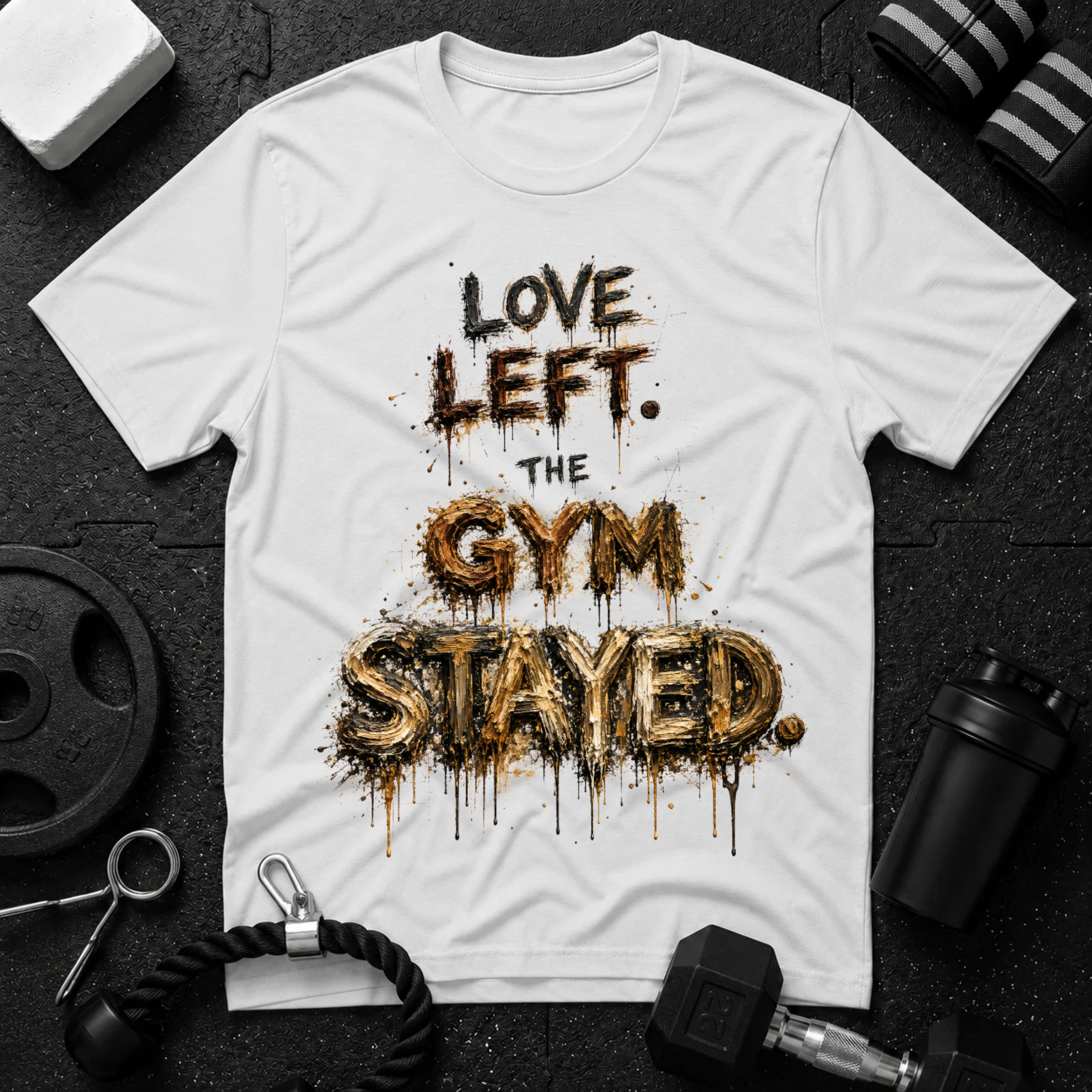 Love Left. The Gym Stayed