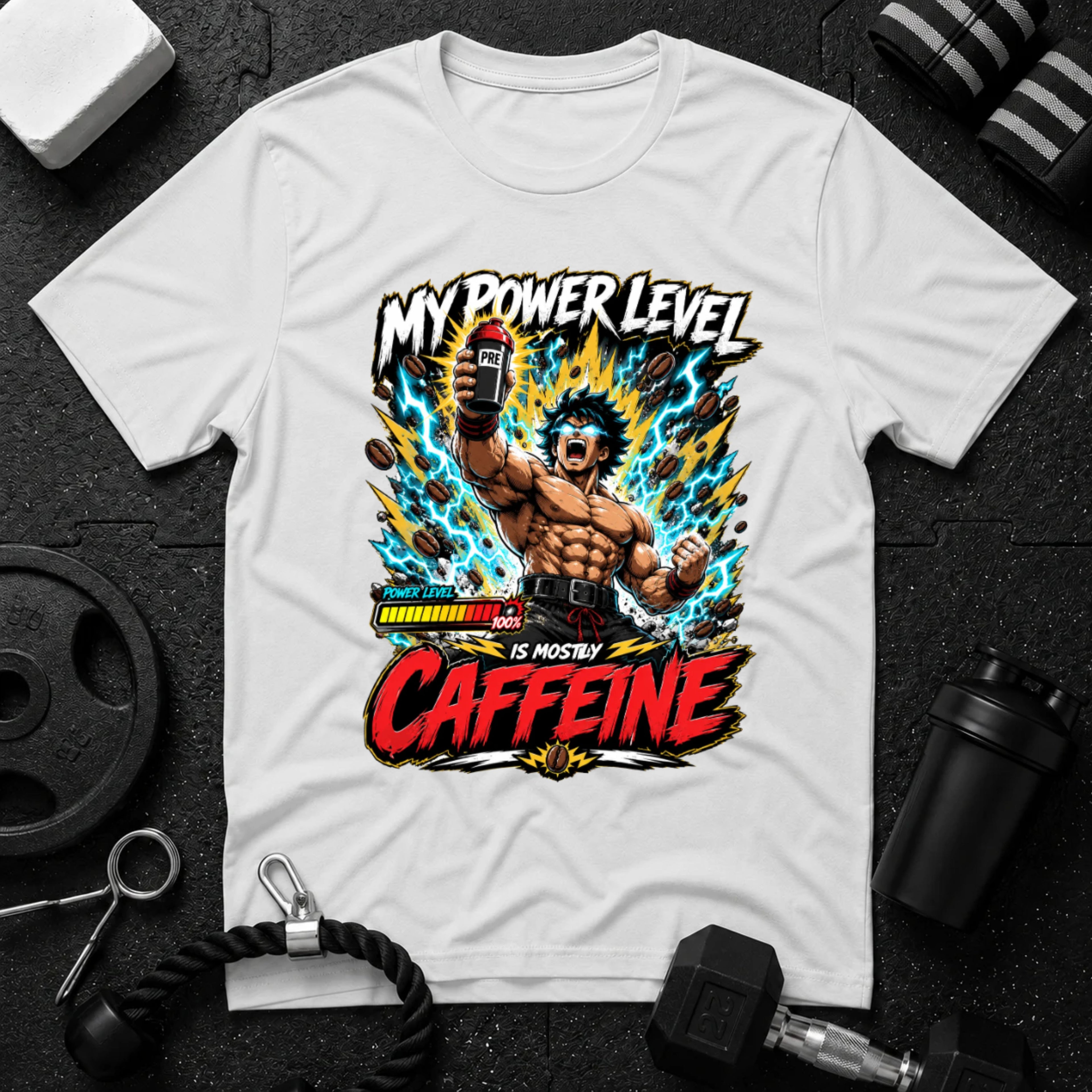 My Power Level Is 99% Caffeine