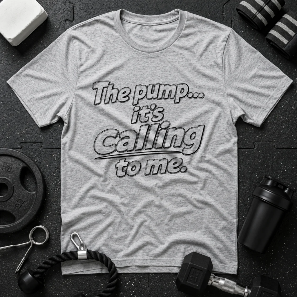 The pump it's calling to me.