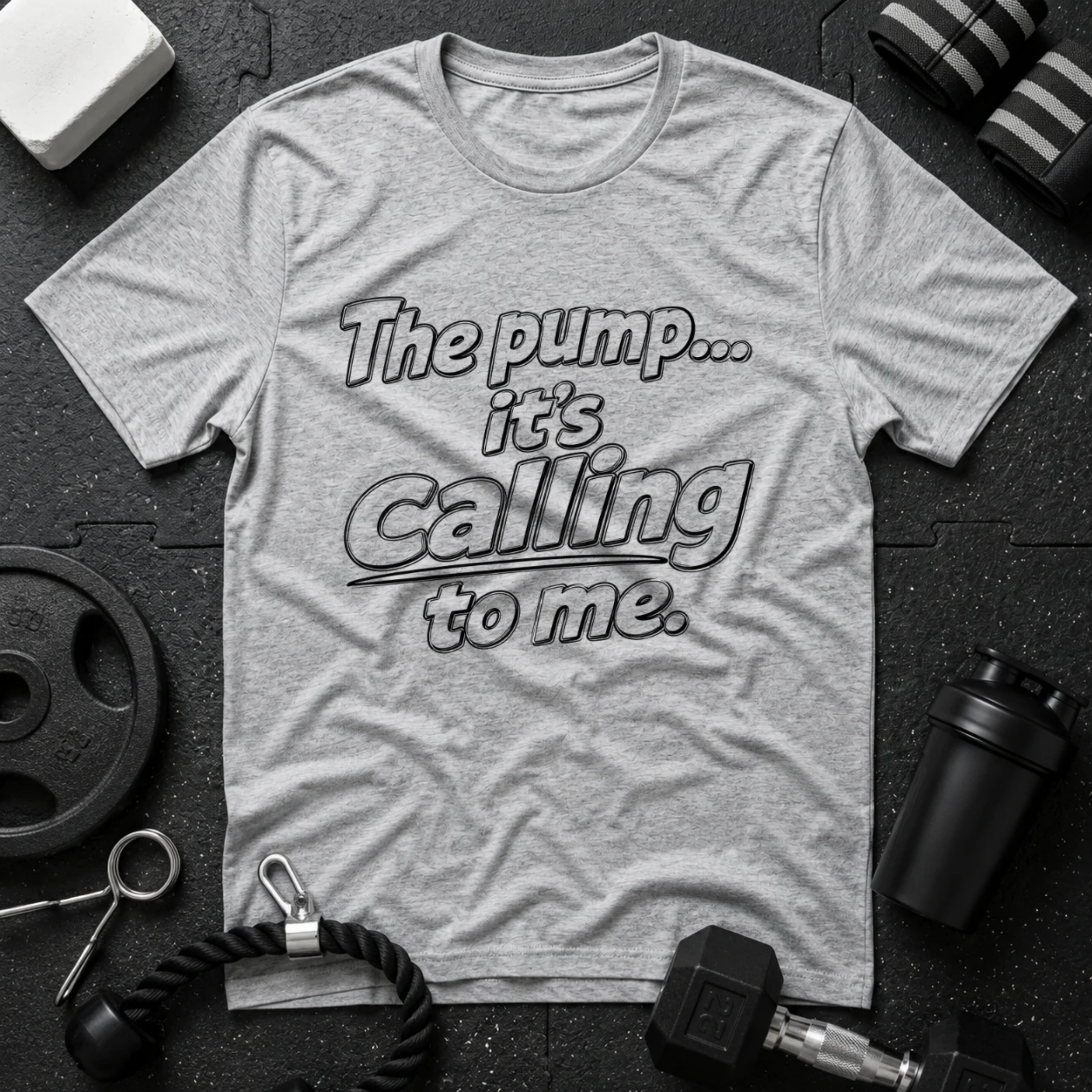 The pump it's calling to me.