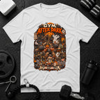 Gym After Dark White T-shirt mockup