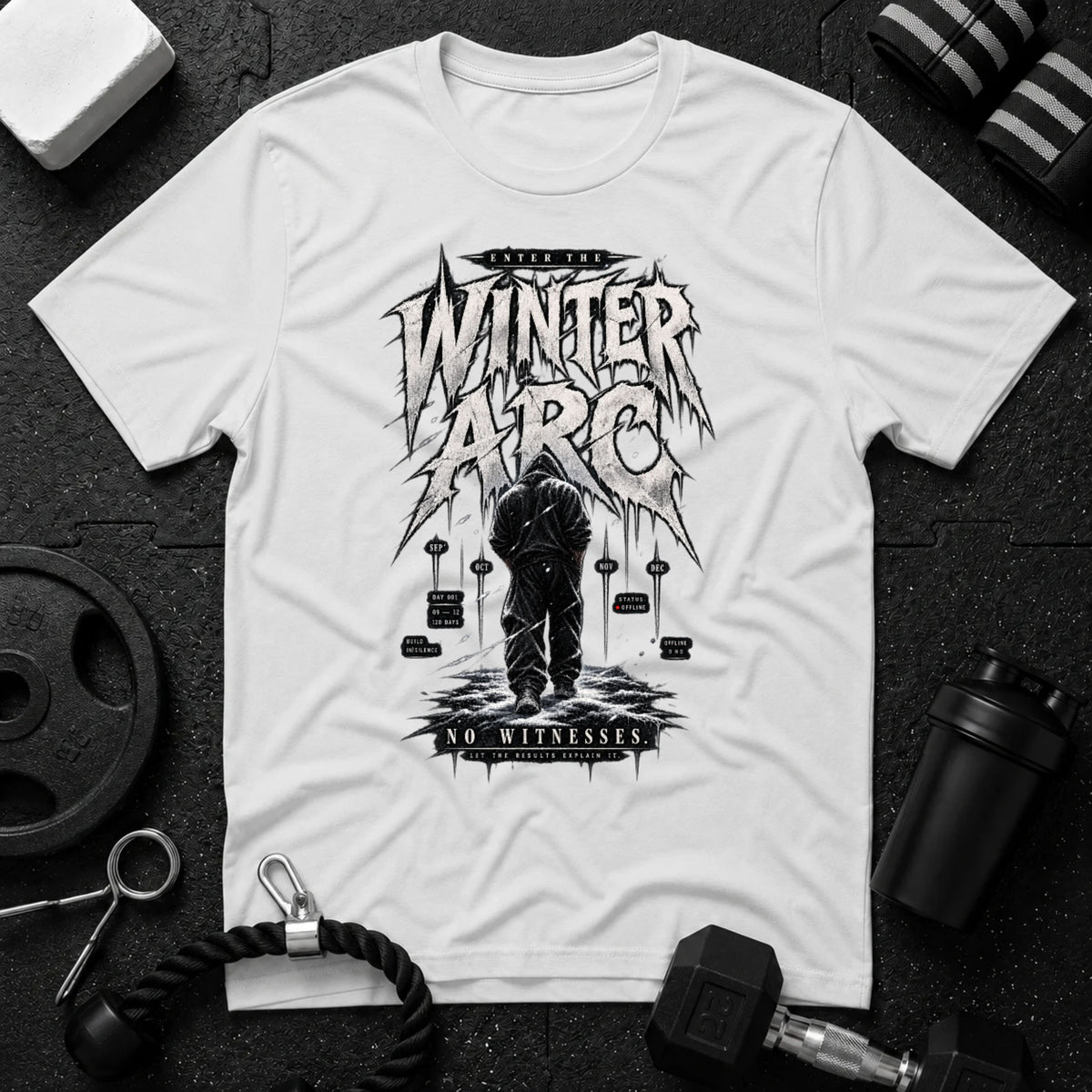 No Witness White T-shirt mockup