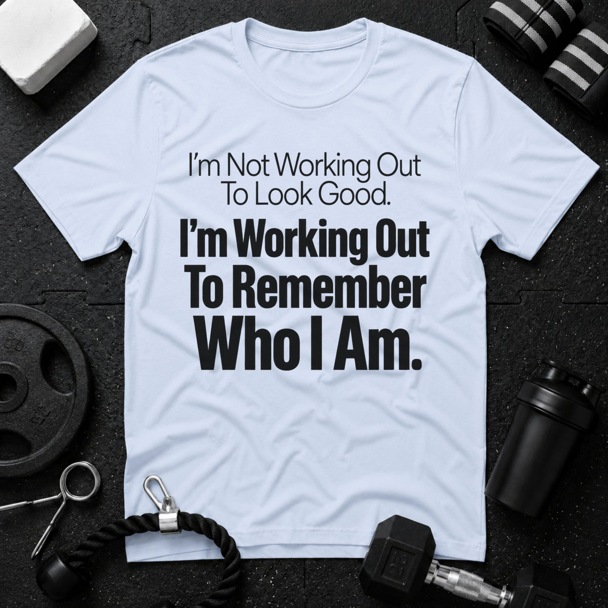 Who I Am T-Shirt - Light Blue