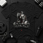 Boy Riding Monster Illustration