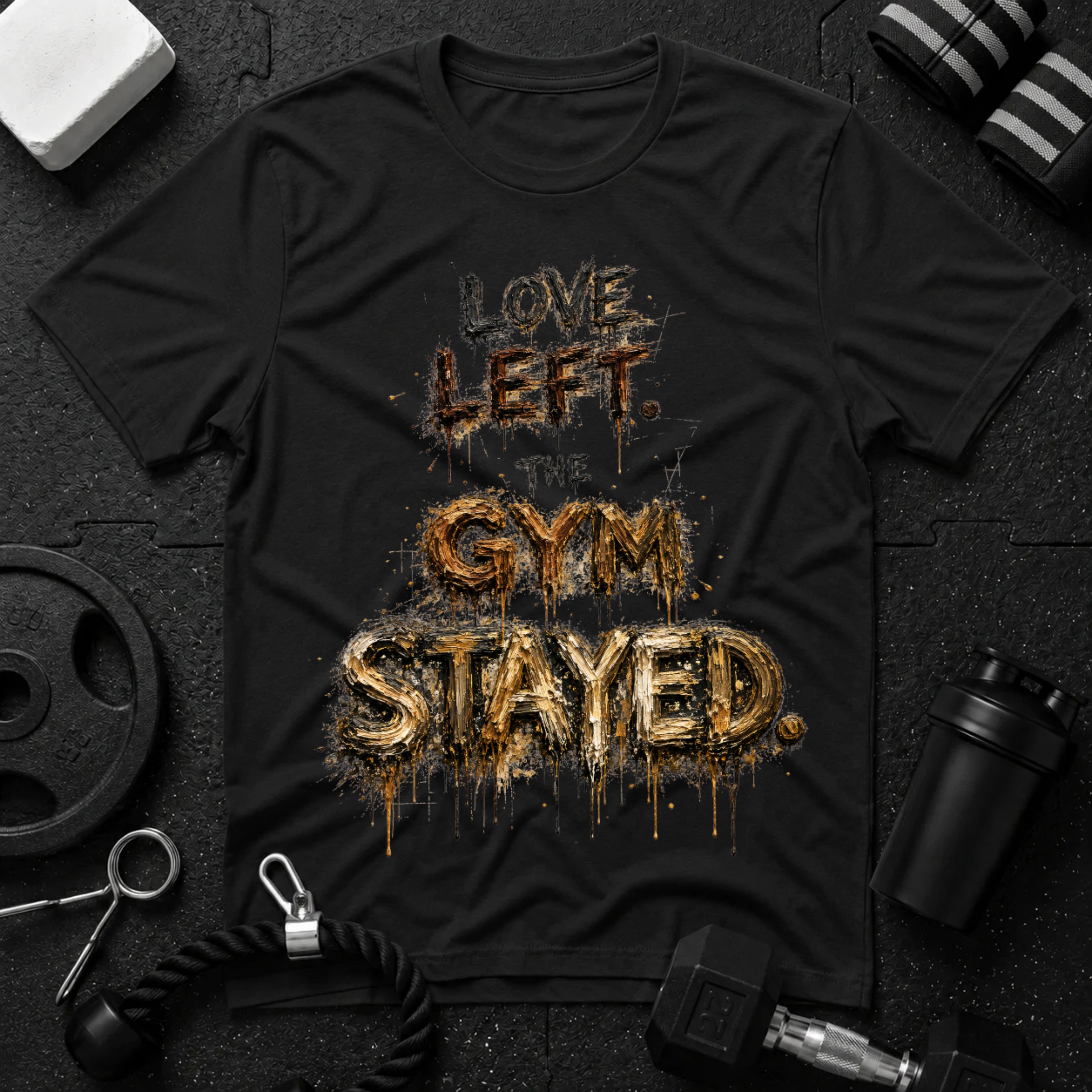 Love Left. The Gym Stayed