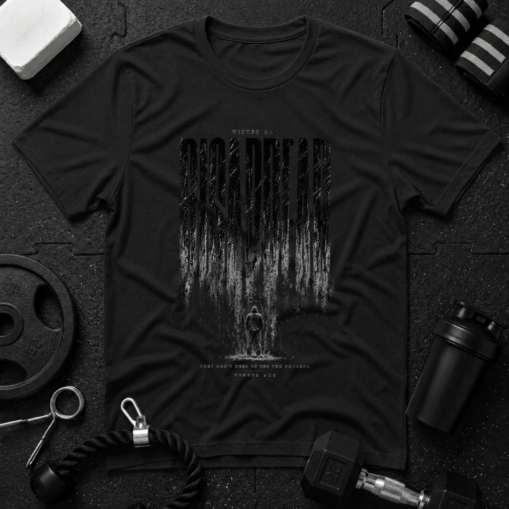 Dissapear Black T-shirt mockup