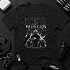 Enter Alone Black T-shirt mockup
