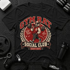 Gym Rat Black T-shirt mockup