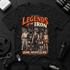 Legend Of The Iron Black T-shirt mockup