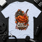 Built Different Light Blue T-shirt mockup