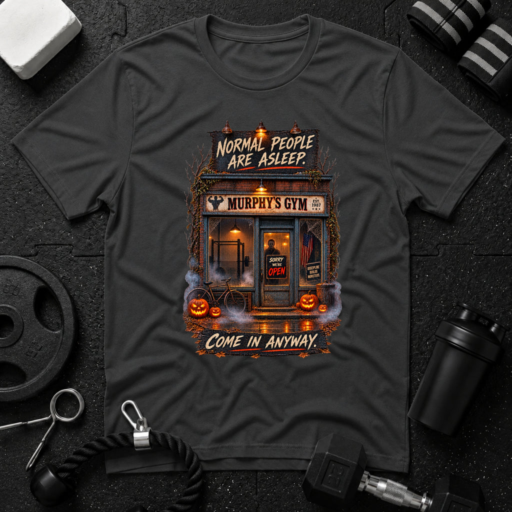 Come In Anyway Dark Heather T-shirt mockup