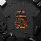 Come In Anyway Dark Heather T-shirt mockup