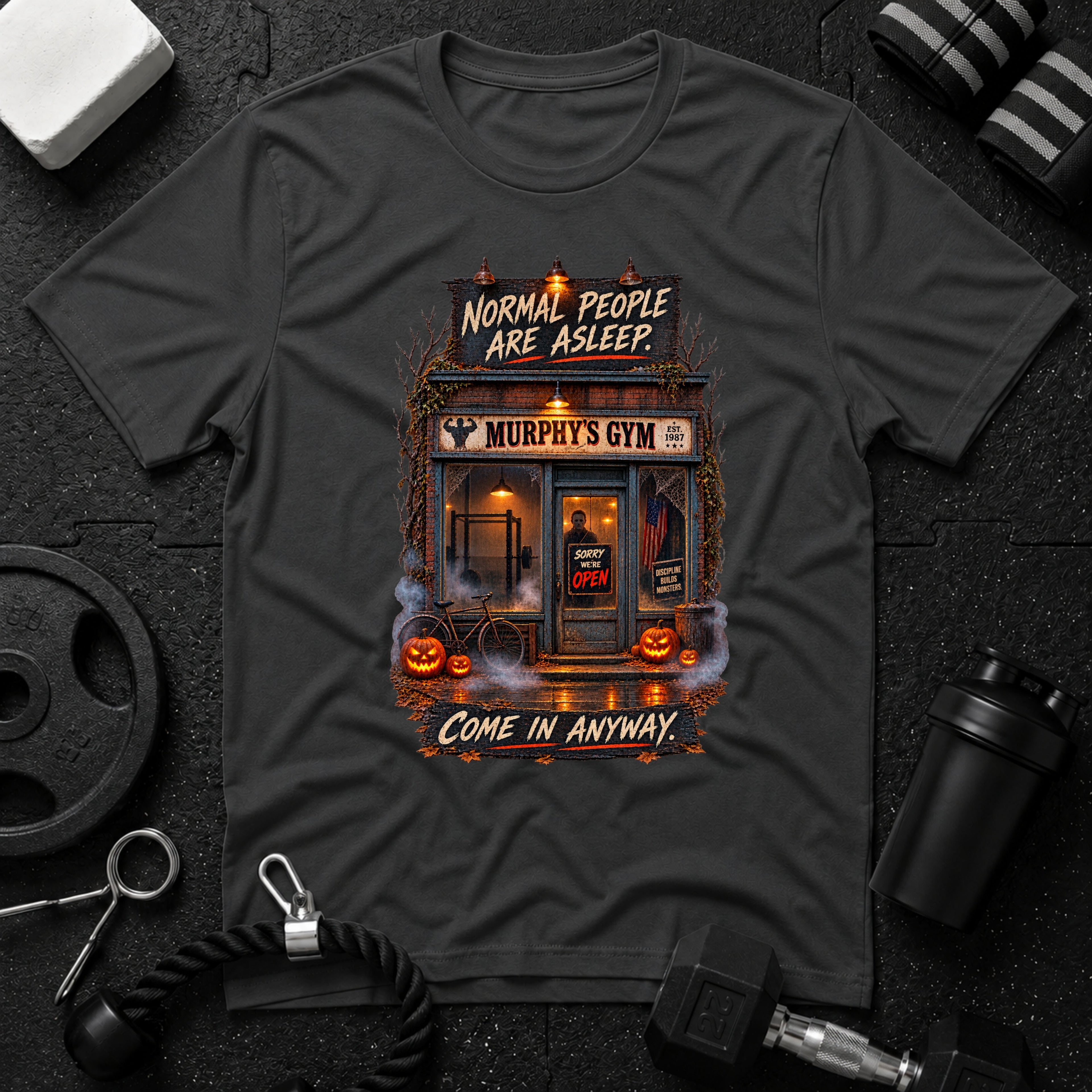 Come In Anyway Dark Heather T-shirt mockup