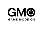 Create a modern minimalist logo with the letters “GMO” in bold black font, with the O replaced by a sleek power button icon. Below it, write “GAME MODE ON” in smaller uppercase letters in a clean sans-serif font. The logo should have a transparent background so it blends seamlessly on both white and dark themes. The style should feel premium, gaming-inspired, and fashion-ready.
