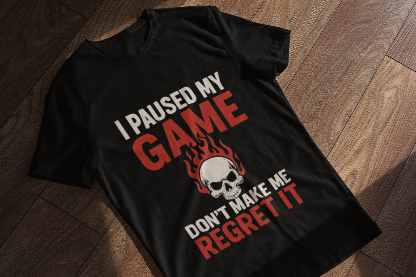 Game Over Unisex T-Shirt, I Paused My Game, Gamer Gift, Casual Wear, Gaming Tee, Funny T-Shirt, Unique Graphic Tee