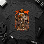 Deadlift Season Dark Heather T-shirt mockup