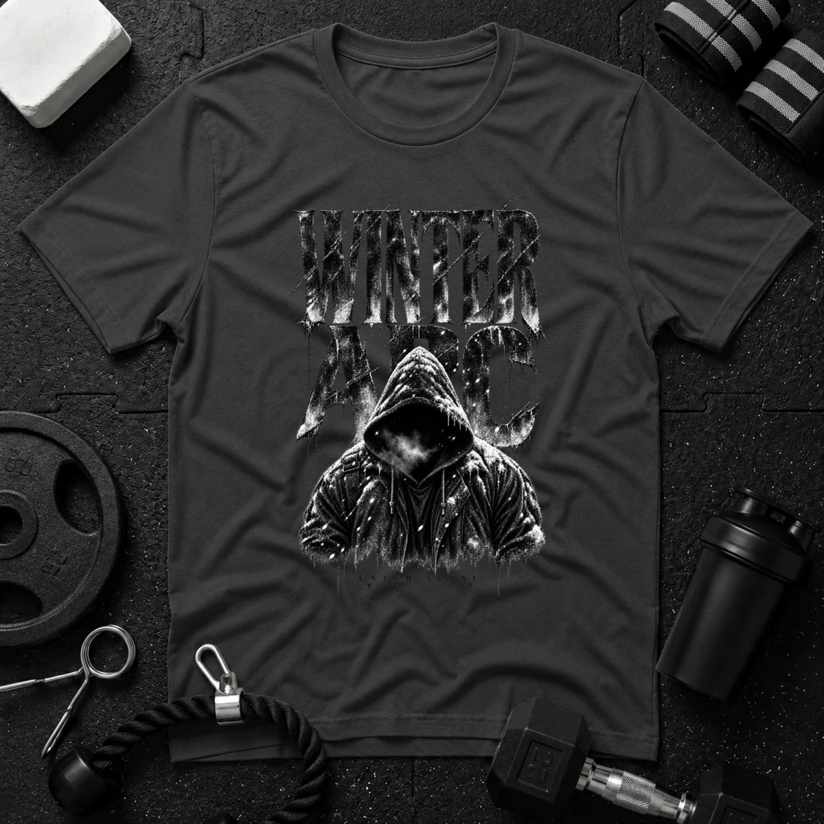 Enter Alone Dark Heather T-shirt mockup