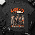 Legend Of The Iron Dark Heather T-shirt mockup