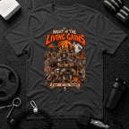 Living Gains Dark Heather T-shirt mockup
