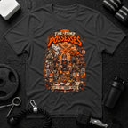 The Pump Dark Heather T-shirt mockup