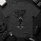 Walking Alone Dark Heather T-shirt mockup