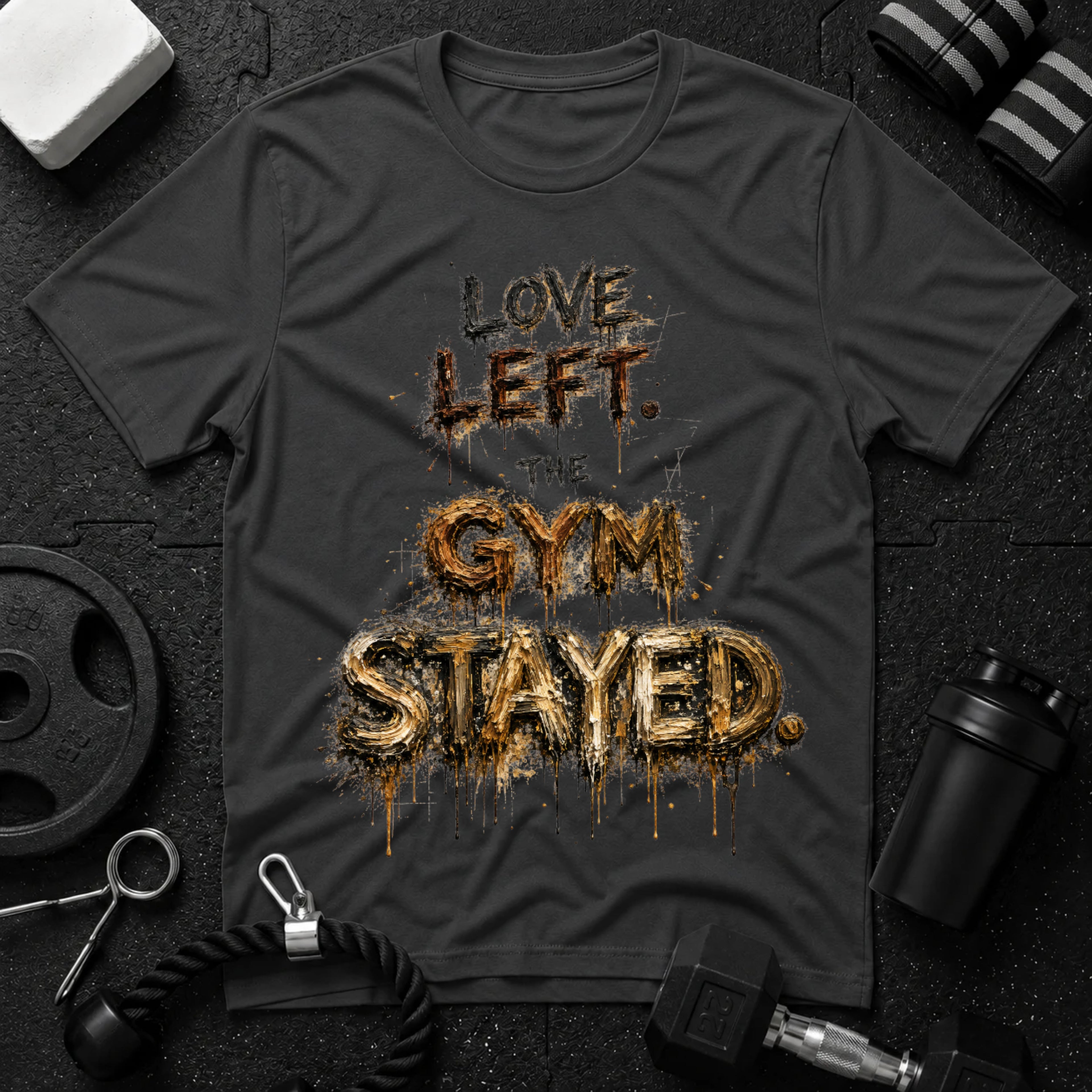 Love Left. The Gym Stayed
