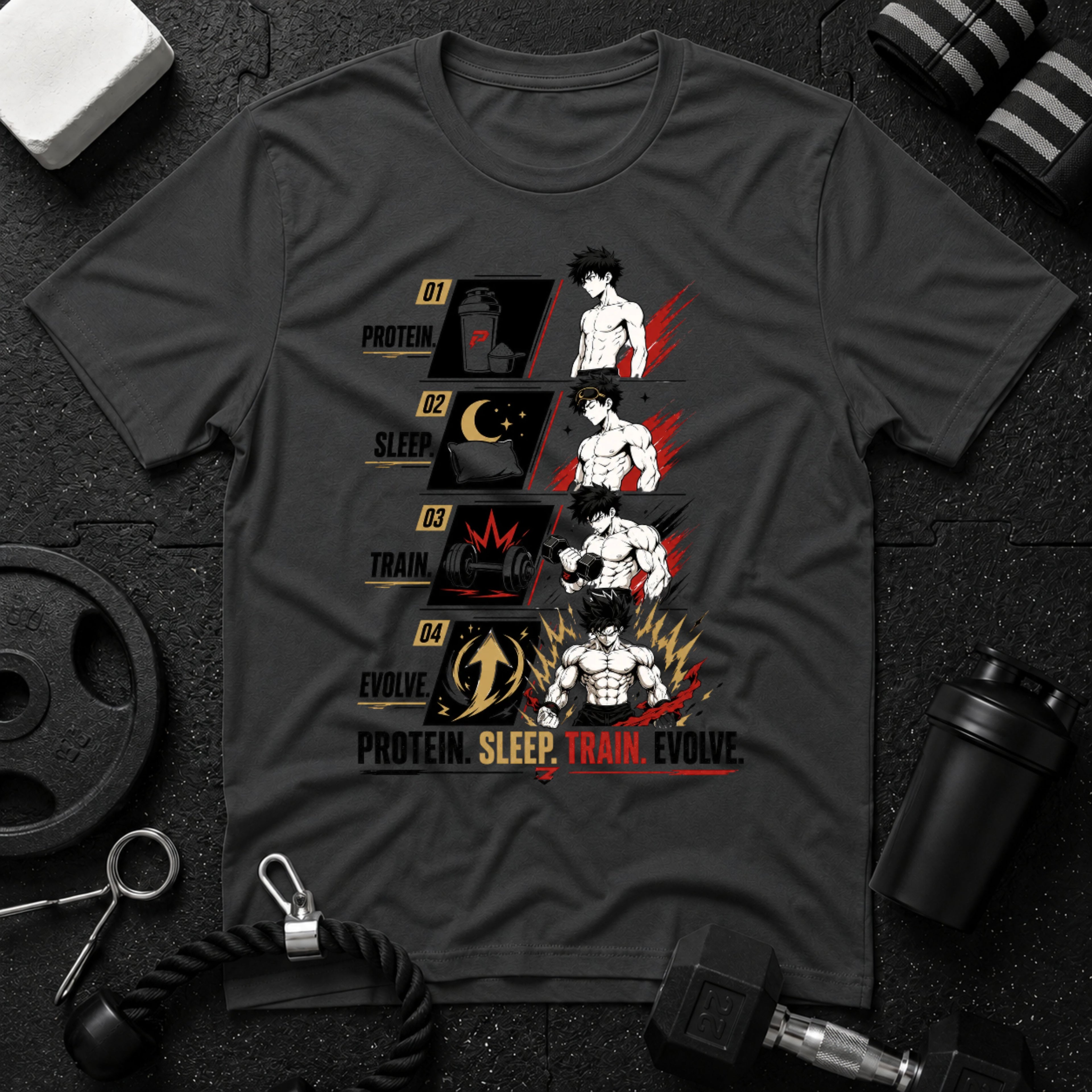 Protein. Sleep. Train. Evolve.