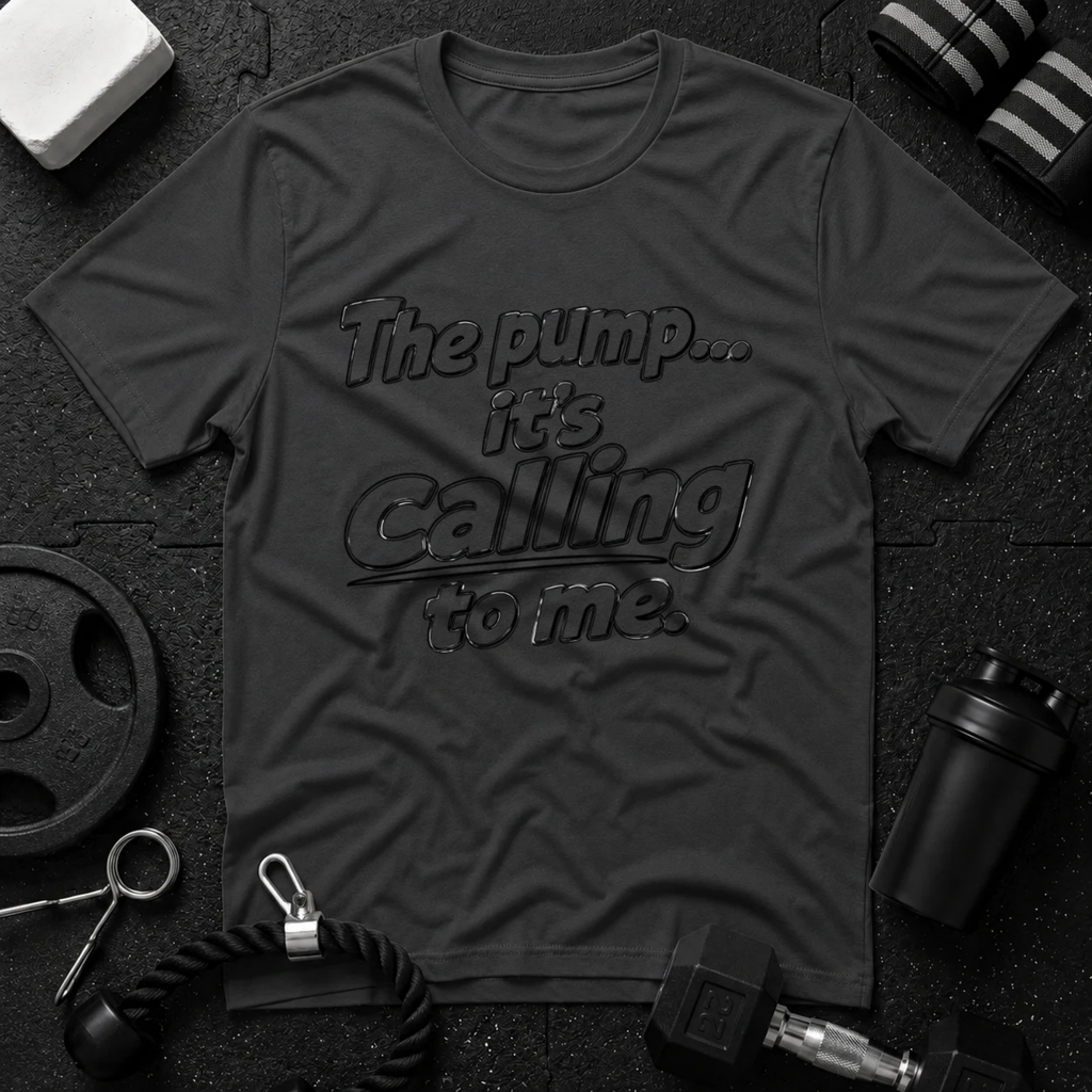The pump it's calling to me.