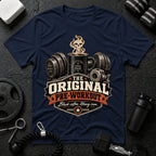 Gym Coffee T‑Shirt - Navy
