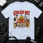 Gym rat diet Light Blue T-shirt mockup