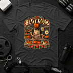 Heavy Goods Halloween Dark Heather T-shirt mockup