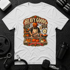 Heavy Goods Halloween White T-shirt mockup
