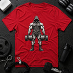 Hooded Bodybuilder T-Shirt - Red