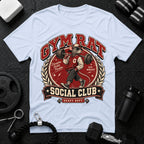 Gym Rat Light Blue T-shirt mockup