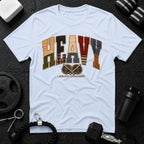 Heavy Light Blue T-shirt mockup