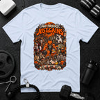 Just Gains Light Blue T-shirt mockup