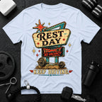 Keep Driving Light Blue T-shirt mockup