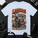 Legend Of The Iron Light Blue T-shirt mockup