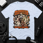 Monster Muscle Club Light Blue T-shirt mockup