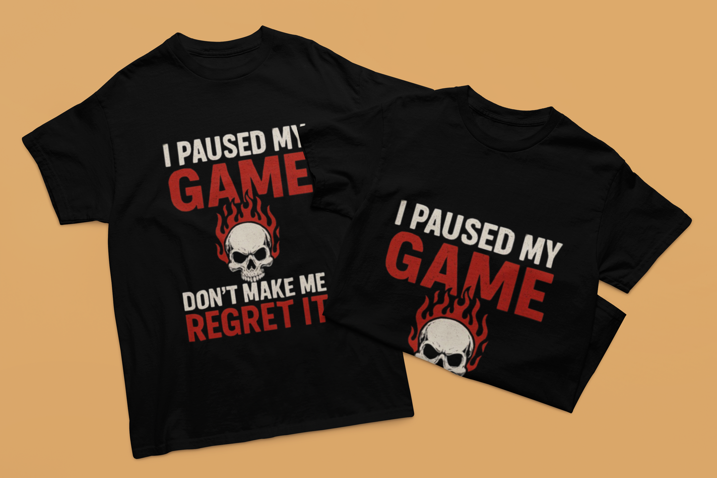 Game Over Unisex T-Shirt, I Paused My Game, Gamer Gift, Casual Wear, Gaming Tee, Funny T-Shirt, Unique Graphic Tee