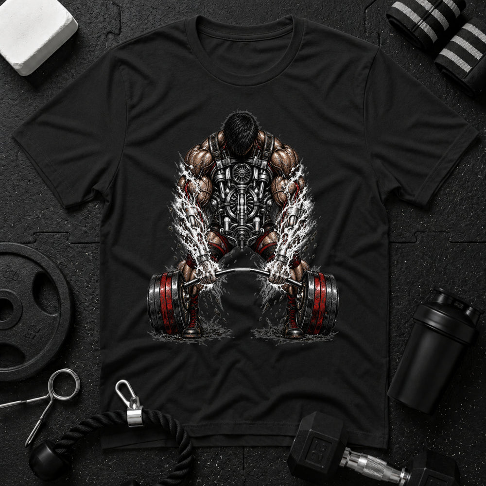 Muscular Deadlift Bar Bend  - T-shirt