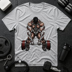 Muscular Deadlift Reactor - T-shirt - Sport Grey