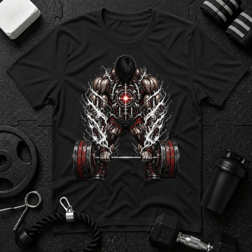 Muscular Deadlift Redline - T-shirt - Black